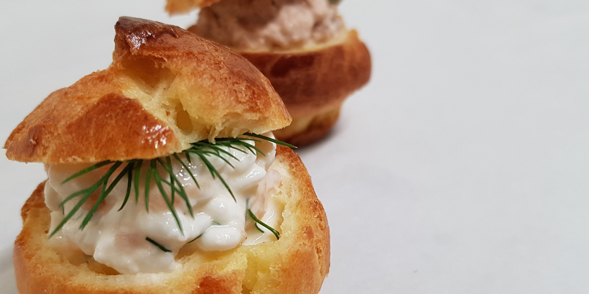Choux mit Lachs