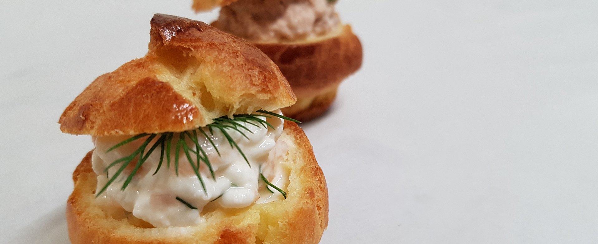 Choux mit Lachs